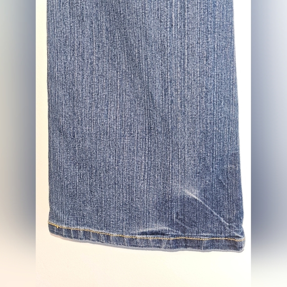 Phat Fashions Silver Label Bootcut Mid-Rise Blue Jeans,  Sz 7 Juniors - Picture 5 of 12